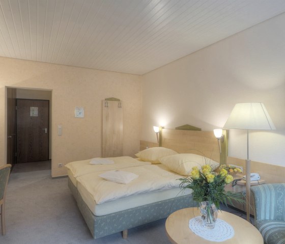 Beispiel Standardzimmer mit Waldblick Beispiel Standardzimmer mit Waldblick