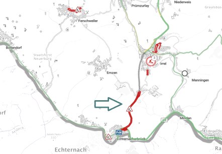 Sperrung B257 Sperrung B257