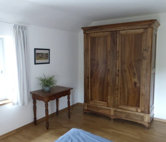 Blaue Ferienwohnung - Schlafzimmer, © Irreler Mühle Ferienwohnungen & -häuser Blaue Ferienwohnung - Schlafzimmer, © Irreler Mühle Ferienwohnungen & -häuser