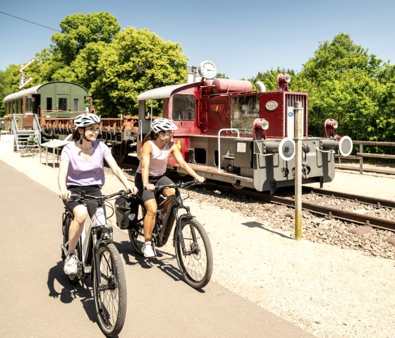Railroad museum in Pronsfeld on the Eifel-Ardennes cycle path, © Eifel Tourismus GmbH, Dominik Ketz Railroad museum in Pronsfeld on the Eifel-Ardennes cycle path, © Eifel Tourismus GmbH, Dominik Ketz
