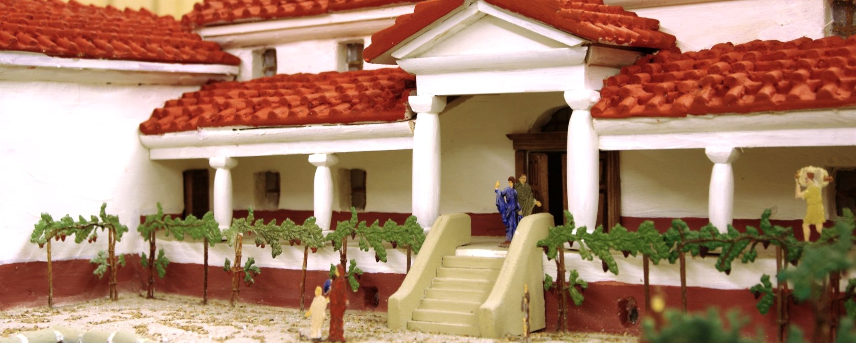 Modell der Römischen Villa Holsthum, © Felsenland Südeifel Tourismus GmbH Modell der Römischen Villa Holsthum, © Felsenland Südeifel Tourismus GmbH