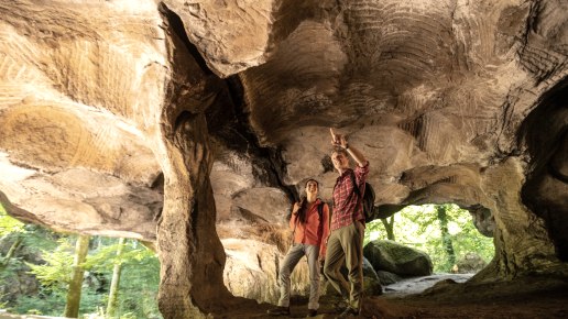 Rock trail 1 NaturWanderPark delux: Huel Lee/Hohllay rock, © Eifel Tourismus GmbH, D. Ketz Rock trail 1 NaturWanderPark delux: Huel Lee/Hohllay rock, © Eifel Tourismus GmbH, D. Ketz