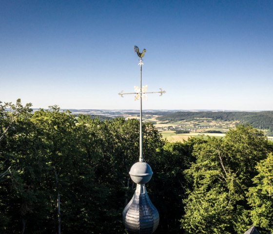 Weiter Blick: Dachreiter der Schankweiler Klause, © Eifel Tourismus GmbH / Dominik Ketz Weiter Blick: Dachreiter der Schankweiler Klause, © Eifel Tourismus GmbH / Dominik Ketz