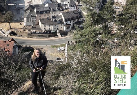 Klettern in Neuerburg, © Felsenland Südeifel Tourismus GmbH Klettern in Neuerburg, © Felsenland Südeifel Tourismus GmbH