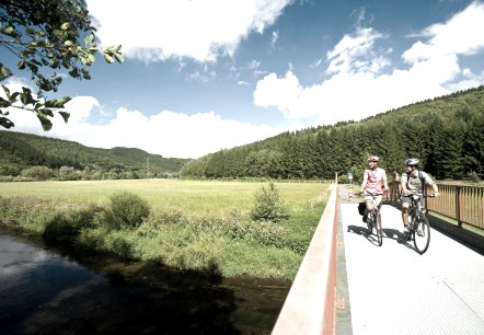 Kyll cycle path, © Eifel-Tourismus (ET) GmbH - Domink Ketz Kyll cycle path, © Eifel-Tourismus (ET) GmbH - Domink Ketz