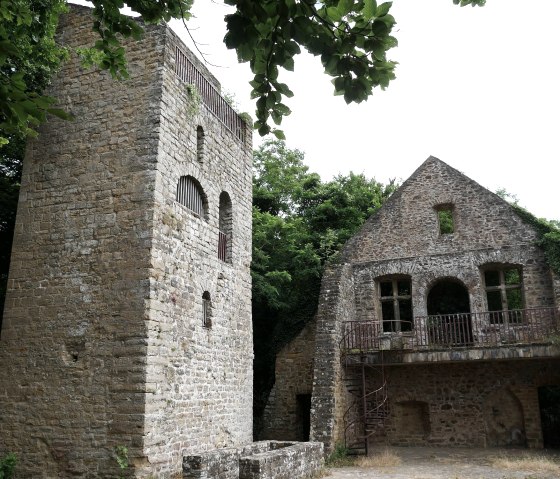 Die Ruine der Prümerburg oberhalb von Prümzurlay, © Felsenland Südeifel Tourismus GmbH Die Ruine der Prümerburg oberhalb von Prümzurlay, © Felsenland Südeifel Tourismus GmbH