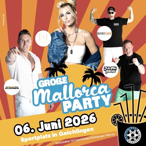Mallorcaparty in Geichlingen, © SC Geichlingen/Koxhausen 1966 e.V. Mallorcaparty in Geichlingen, © SC Geichlingen/Koxhausen 1966 e.V.
