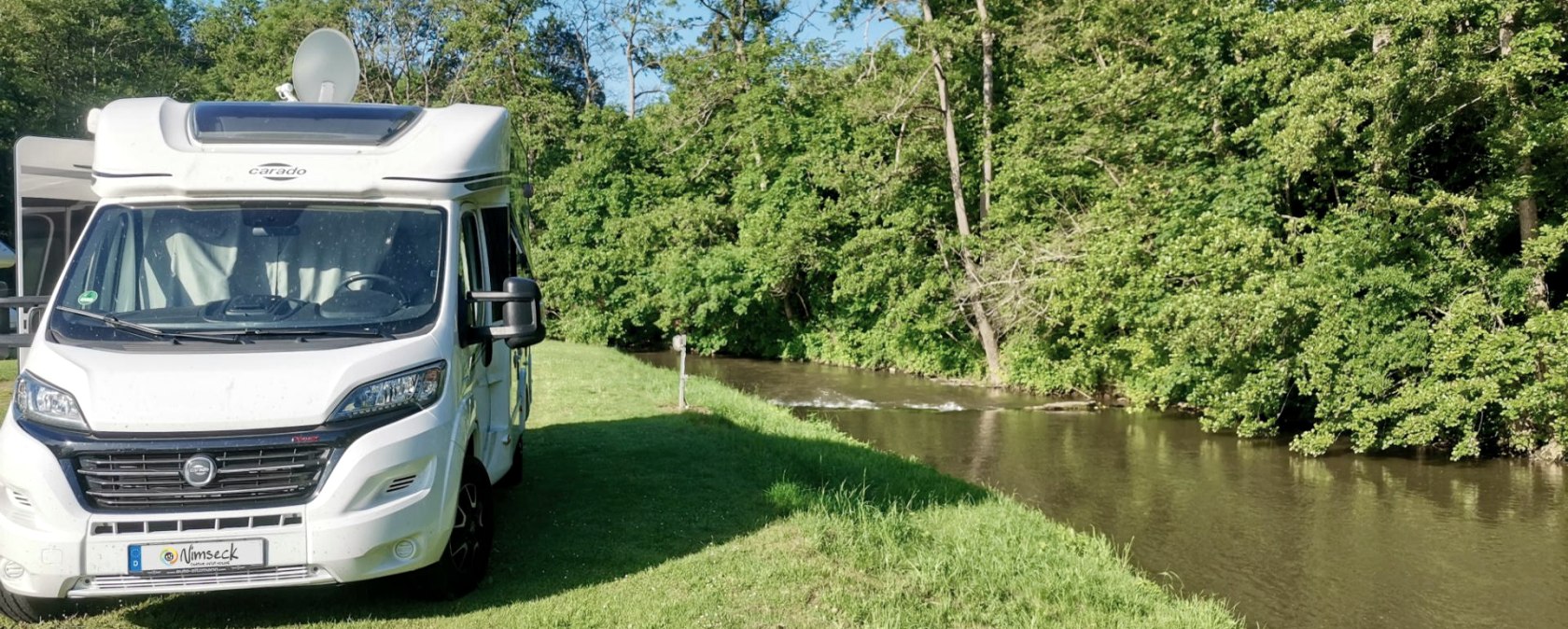 Camper an der Nims, © Camping Nimseck, Irrel