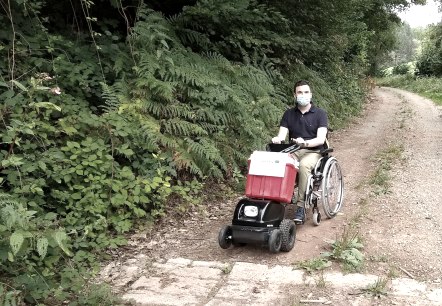 Rollstuhlzugger&auml;t, &copy; Ansgar Dondelinger, Naturpark S&uuml;deifel