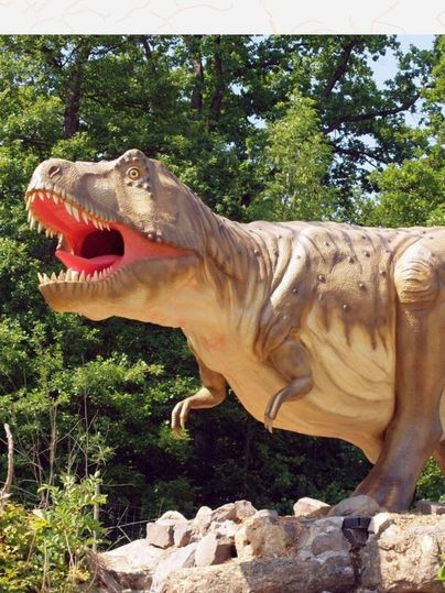 Tyrannosaurus Rex Modell im Dinopark