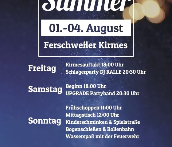 Kirmes in Ferschweiler, © Musikverein Ferschweiler