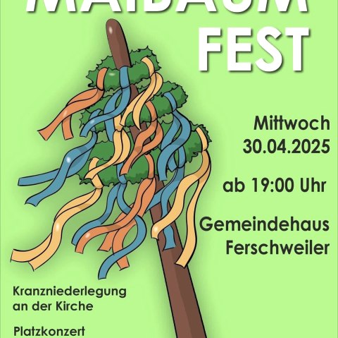 Maypole festival in Ferschweiler