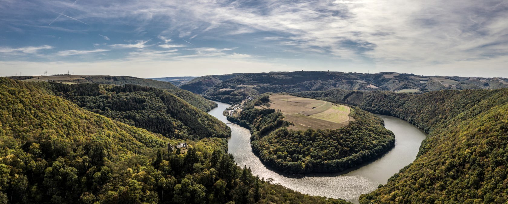 Boucle de la vallée de l'Our avec le château de Falkenstein, © Eifel Tourismus GmbH, D. Ketz