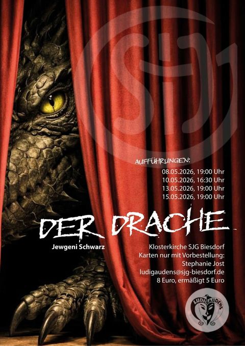 Ein Plakat für das Theaterstück "Northanger Abbey" nach einem Roman von Jane Austen. Es zeigt zwei Damen in historischer Kleidung, die eine Aufführung bewerben.