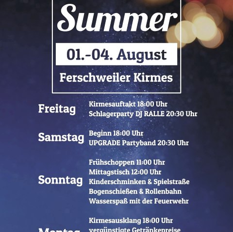 Kermis in Ferschweiler, © Musikverein Ferschweiler