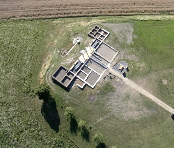 Luftbild der R&ouml;mischen Villa Holsthum, &copy; Thomas Kirchen