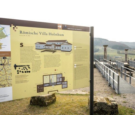 Wissenswertes zur r&ouml;mischen Villa Holsthum, &copy; Eifel Tourismus GmbH, D. Ketz