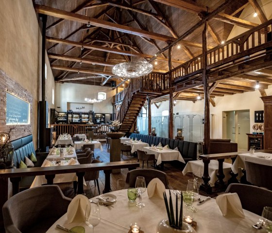 Restaurant Schloss Niederweis vue intérieure, © Schloss Niederweis