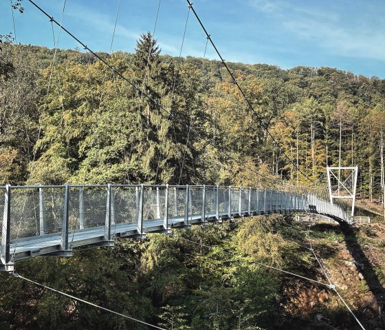 New Irrel waterfalls suspension bridge, © Felsenland-Südeifel Tourismus GmbH, Anna-Carina-Krebs