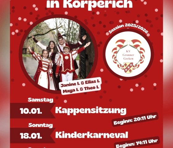 Karneval in K&ouml;rperich, &copy; KV Gronner Gecken e.V.