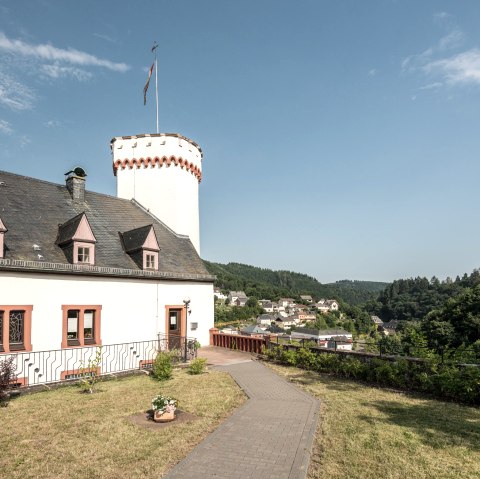 Lehnshaus Neuerburg rear view, © Eifel Tourismus GmbH, Dominik Ketz