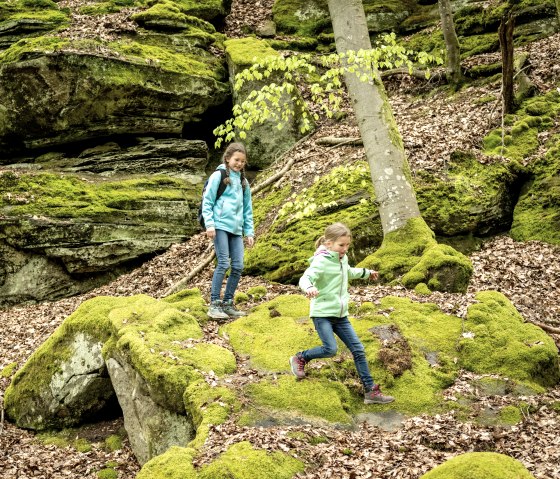 Lots of fun for children on the Green Hell listening tour, © Eifel Tourismus GmbH, Dominik Ketz