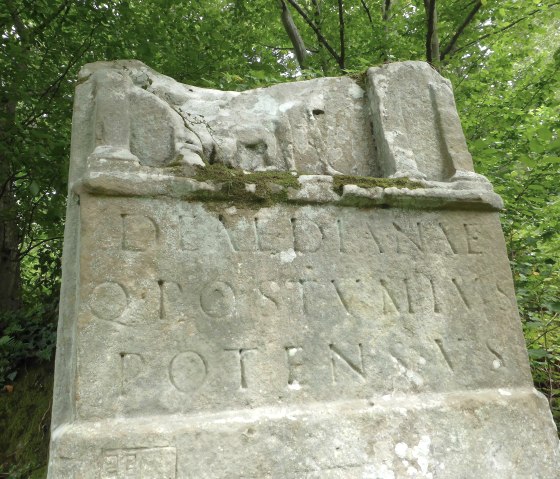 Dedicatory inscription to the Roman goddess of the hunt, © Elke Wagner