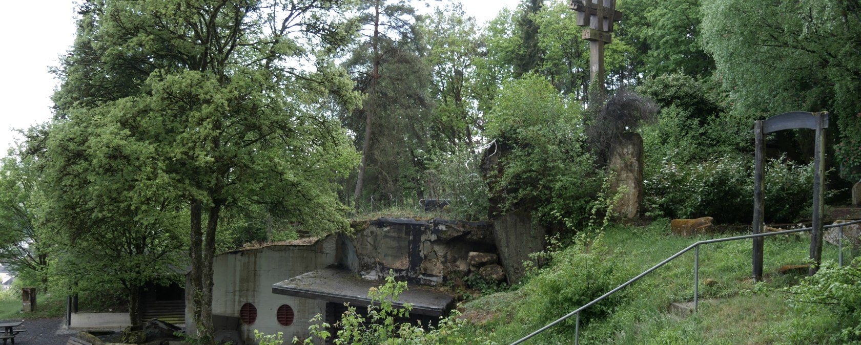 Ruins of the tank factory with Westwall Museum in Irrel, © Felsenland Südeifel Tourismus GmbH