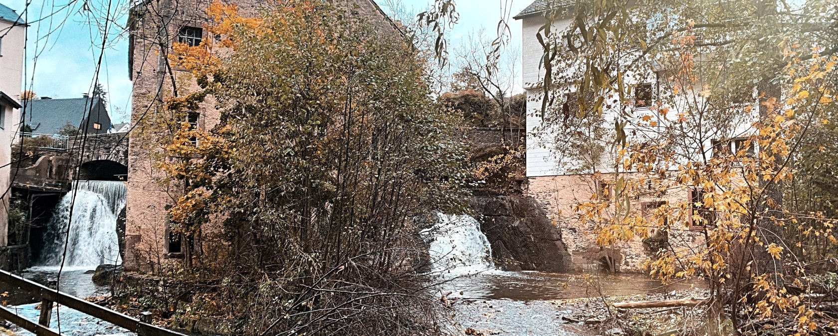Wasserfälle im Stadtpark, © Felsenland Südeifel Tourismus GmbH, AC Krebs