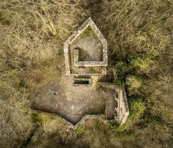 A bird's eye view of Prüm Castle, © Eifel Tourismus GmbH, D. Ketz