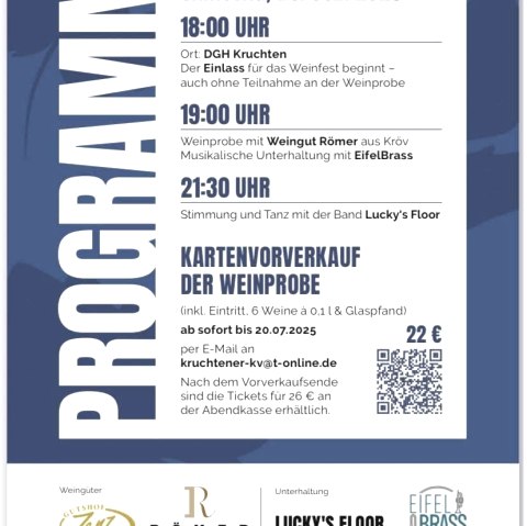 Programm Coq au vin, © KV Kruchten/facebook