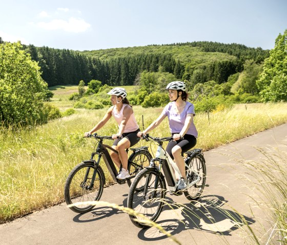 La piste cyclable Eifel-Ardennes traverse l'idyllique vallée de l'Alfbach., © Eifel Tourismus GmbH, Dominik Ketz