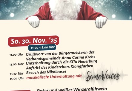 Programm Neuerburger Weihnachtsmarkt, © Vereinsgemeinschaft Neuerburg