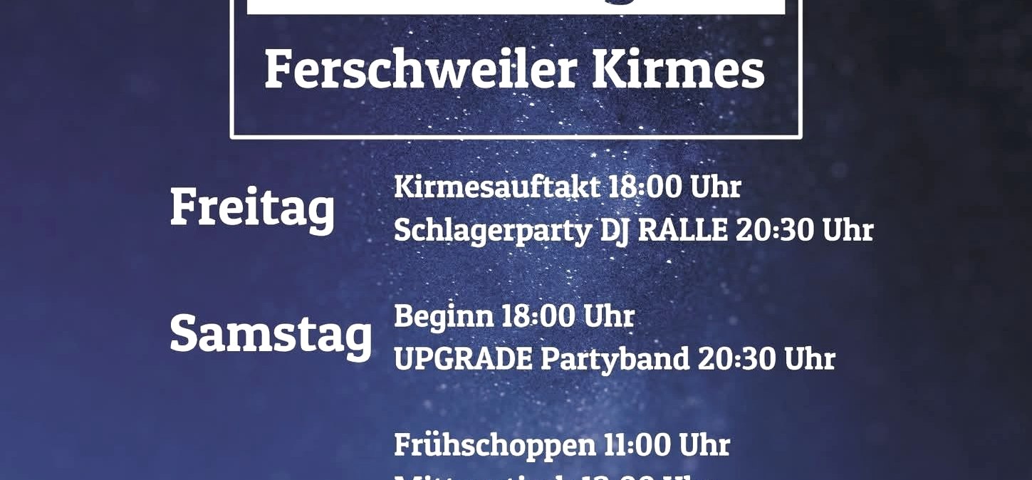 Kirmes in Ferschweiler, © Musikverein Ferschweiler